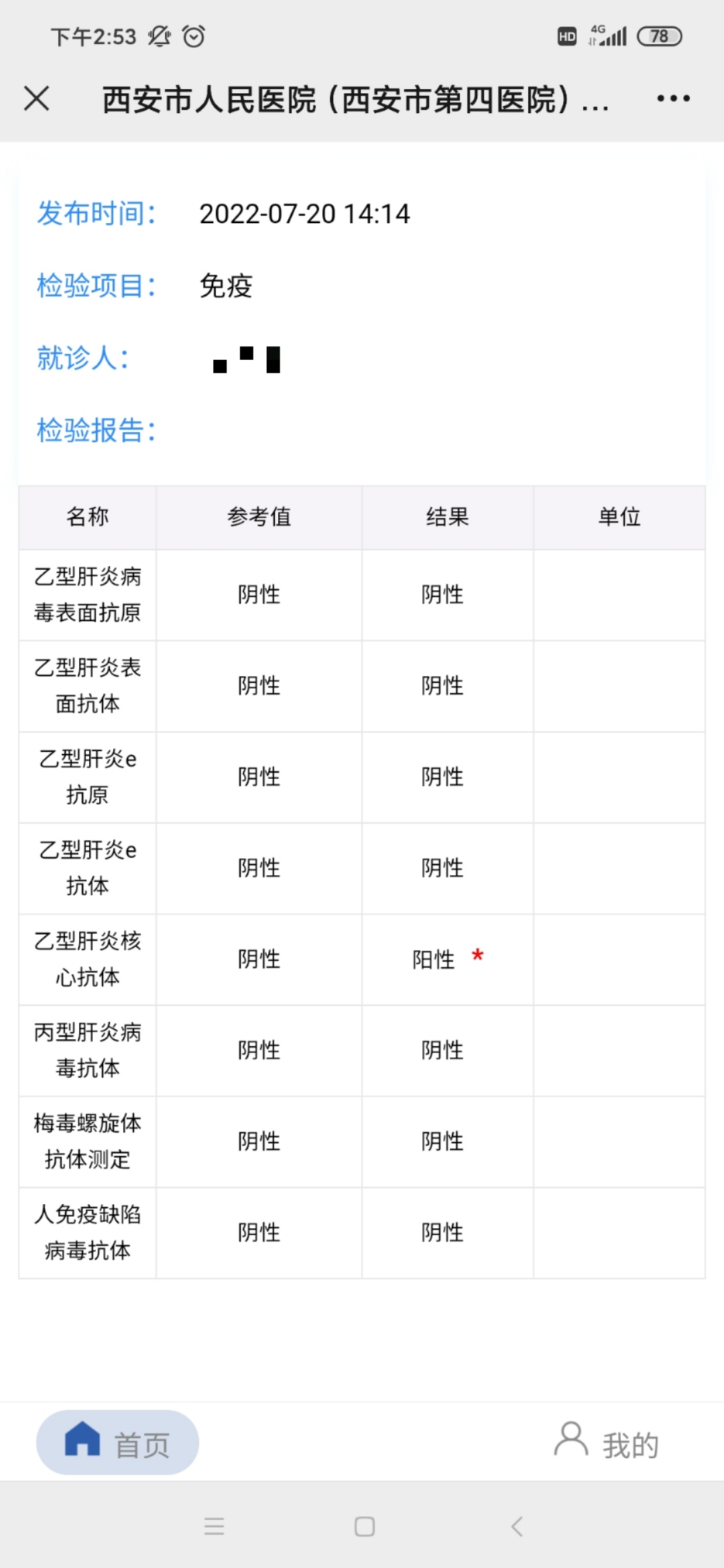 亲我目前怀孕30周怀孕期间两次检查乙肝五项结