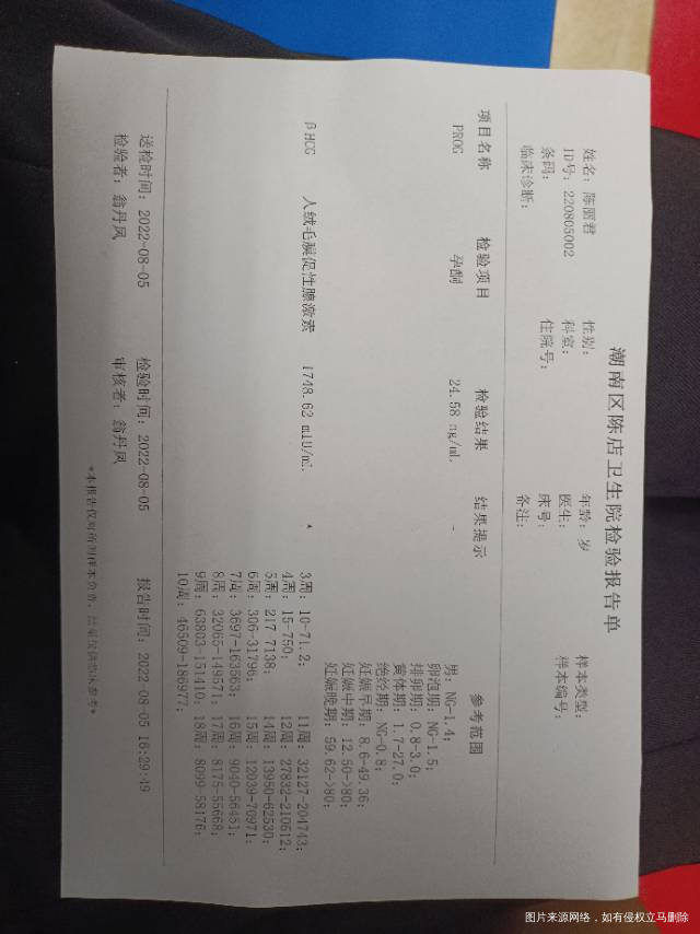 孕早期这个报告是还没走到子宫内吗