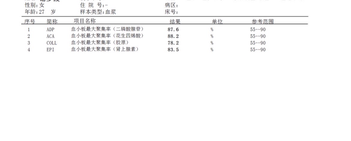 第一次移植冻囊胚4AA没有着床查了一下血小板