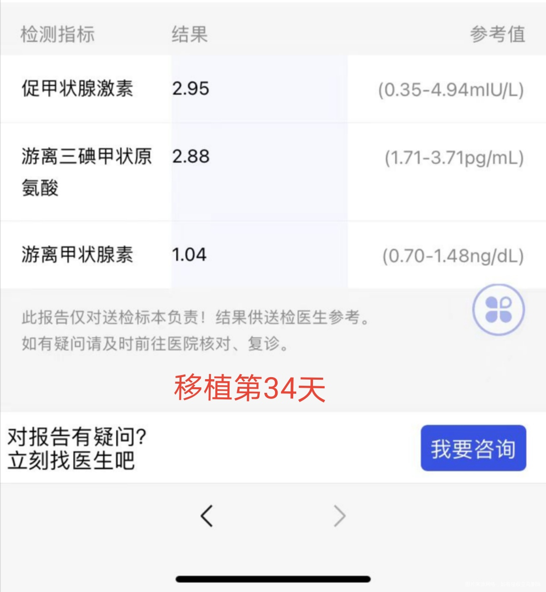 移植第34天HCG值150900mIU/ml