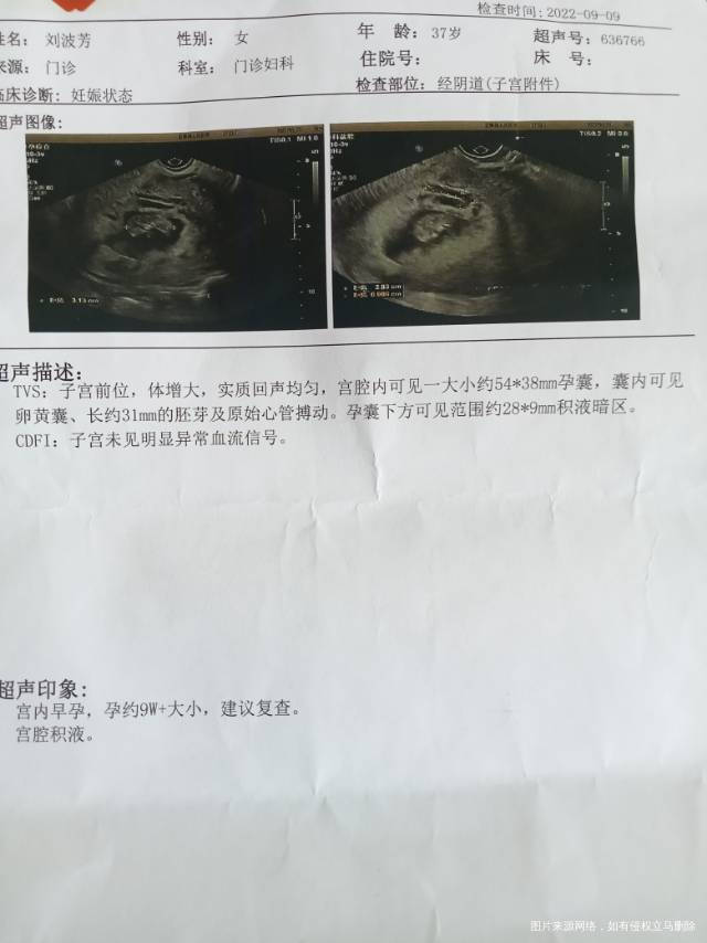 检查报告有问题吗我住院一个星期了宫腔积液怎么