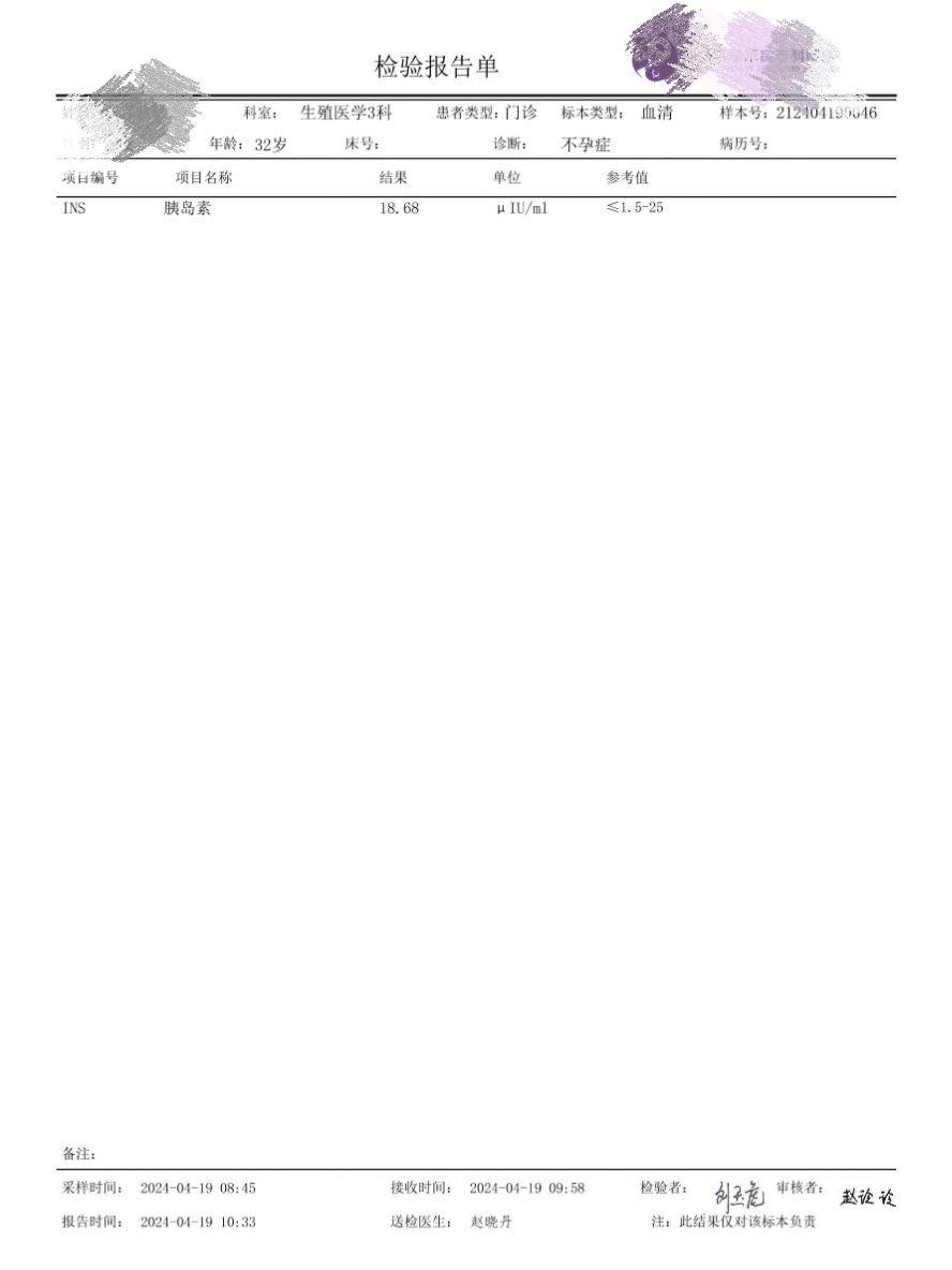 请问我存在胰岛素抵抗的问题吗血糖是正常的没有