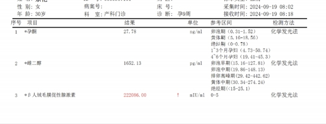 孕九周当天正常九周一走路有点多夜间出现褐色血