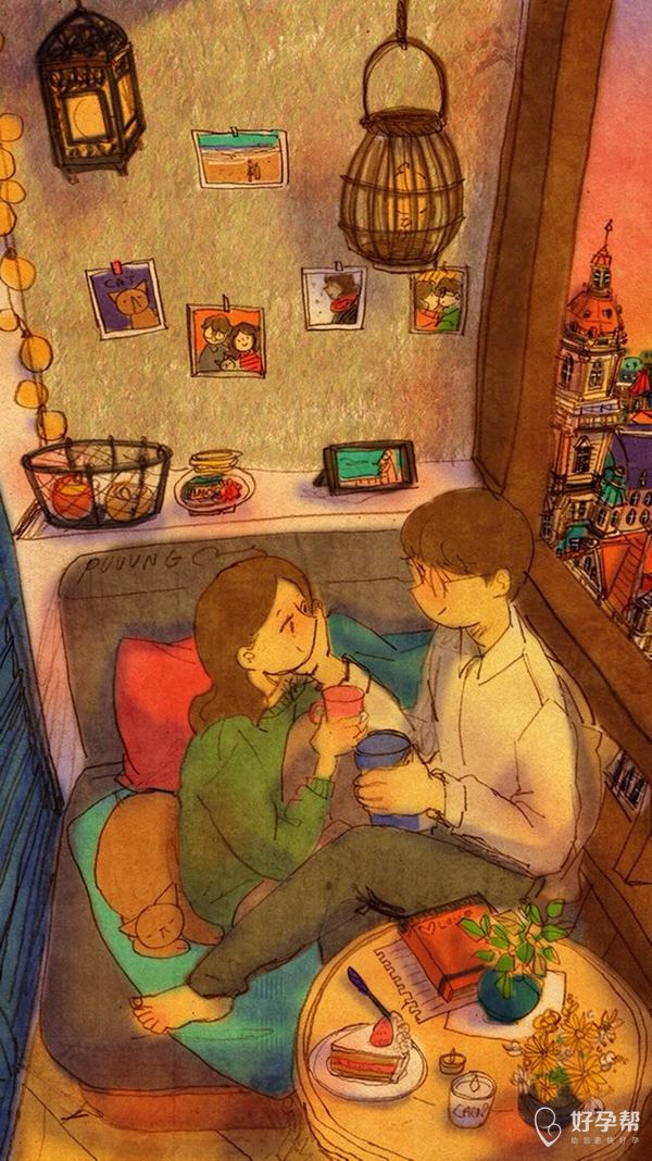 爱是默默的陪伴一起幸福