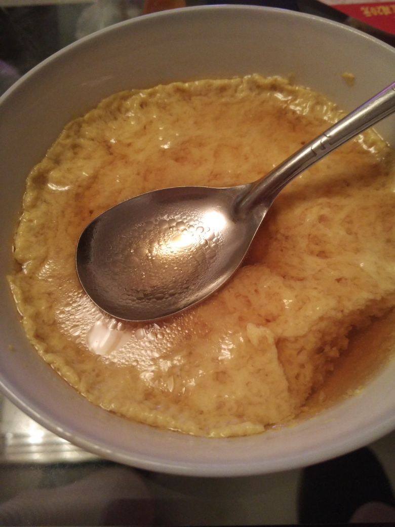 失败的水蒸蛋又咸又难吃