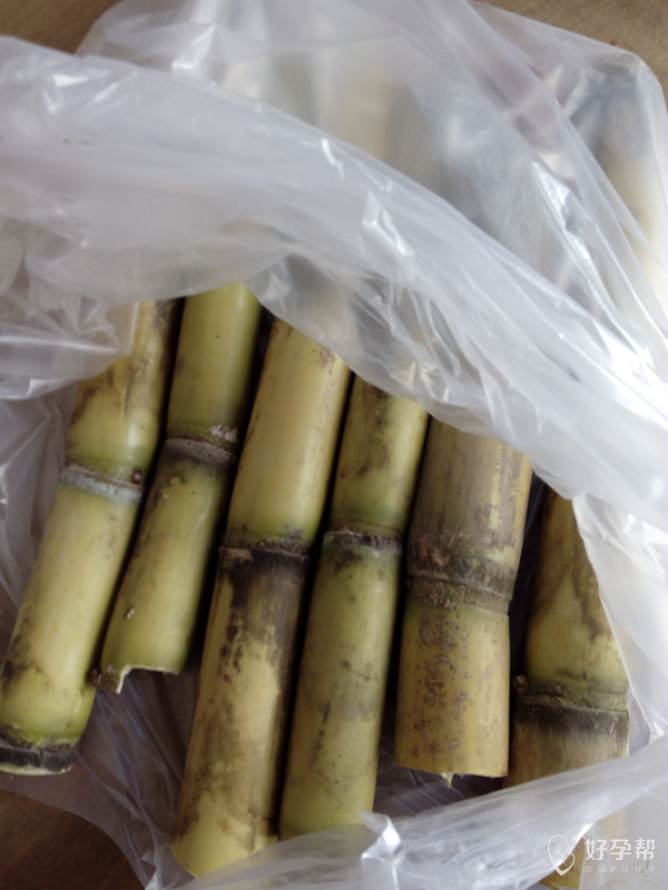 有没有怀孕晚期的天天吃甘蔗