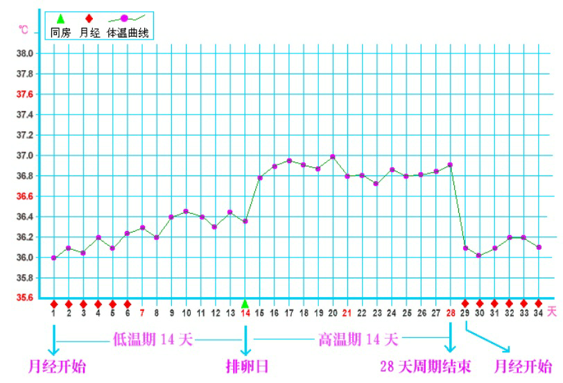 排卵日症状一:女性在排卵日到来的时候,女性的体温在排卵日这天会突然