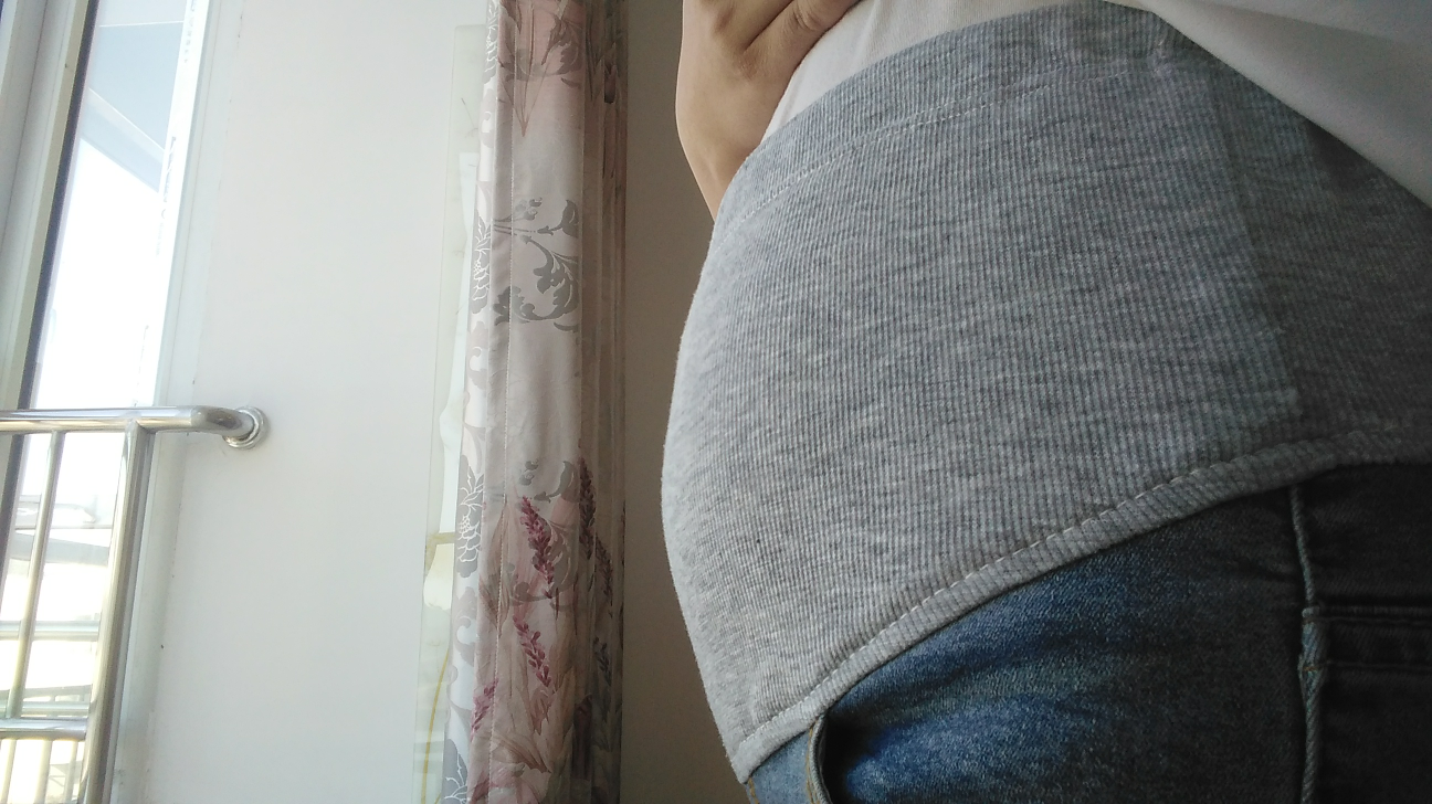 怀孕15周孕妇肚型图片图片