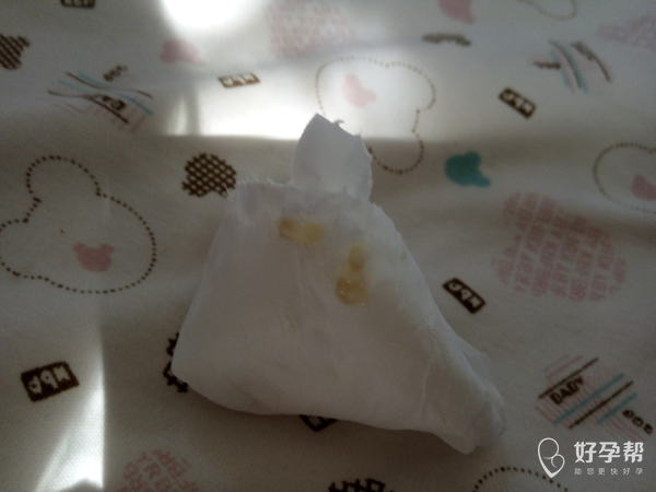 还差4天来月经,乳房触碰疼,白带这样