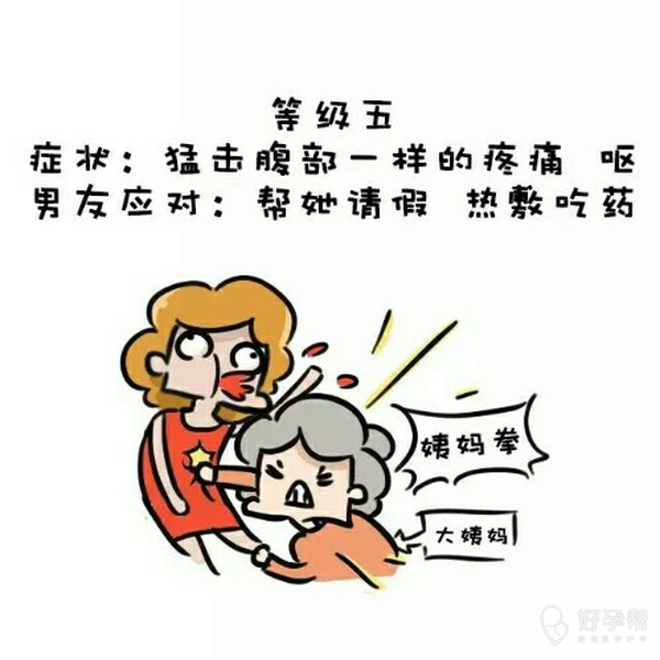 最全姨妈痛等级及应对方法!简单几图教你秒变暖男!