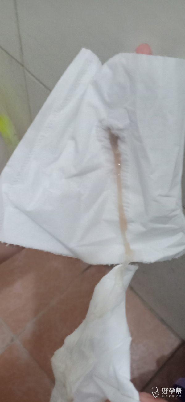 今天才促排第七天,昨天b超大一点的卵泡才有三个,昨晚流了一串黏黏的