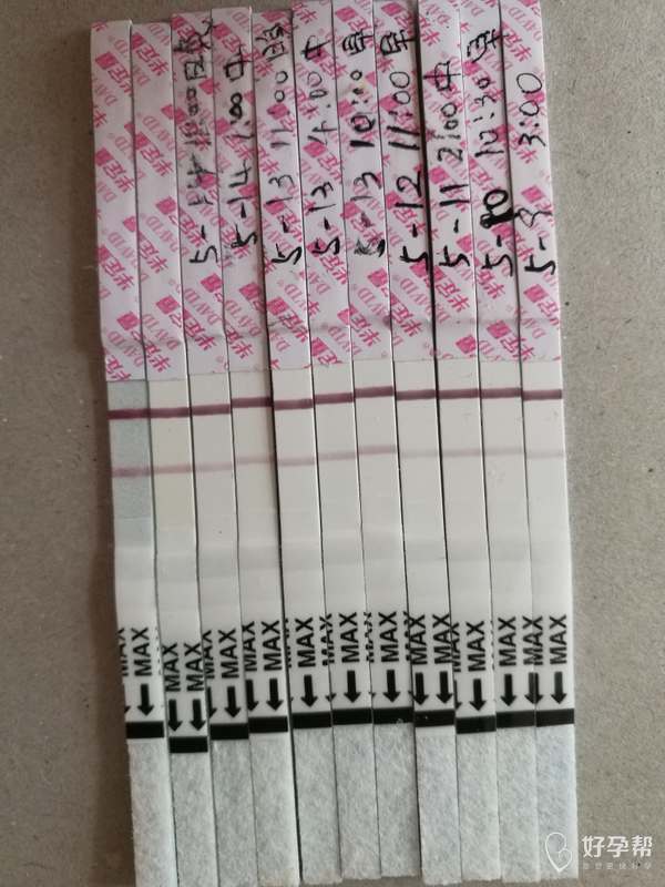 我这是大卫半定量试纸我是不是快强阳了