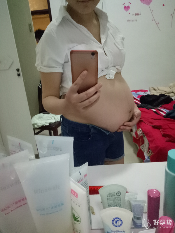 39周整 大肚子照 猜猜男宝女宝96-好孕妈妈圈-好孕帮