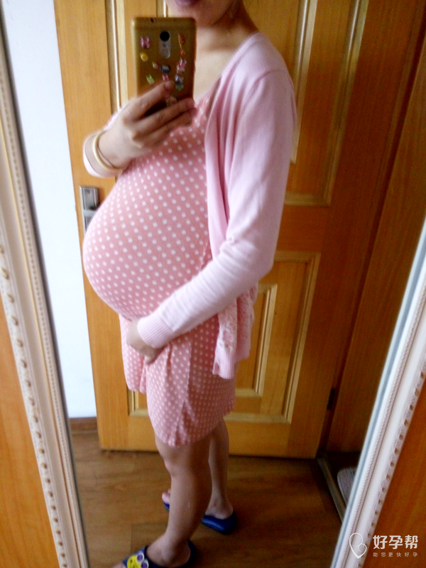 37周足月了,看看肚型大小,猜男女了-育儿心得-好孕妈妈论坛-好孕帮