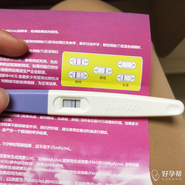 大卫的早早孕检验试笔准确吗能提前几天试出来